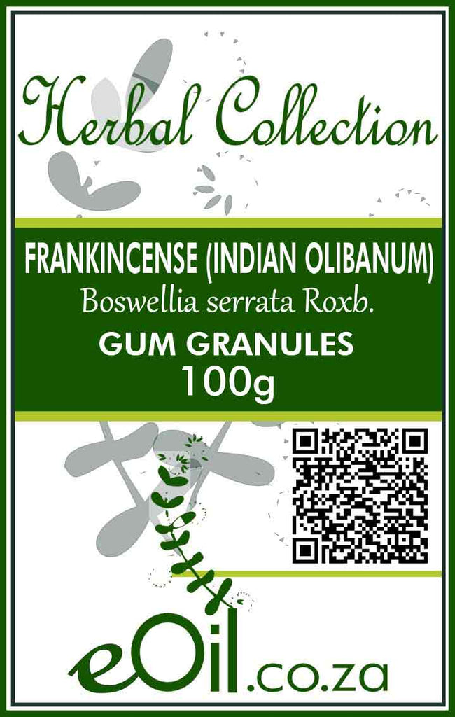 Frankincense ( Boswellia Serrata ) Resin Granules - 100 g - Herbal Collection - eOil.co.za