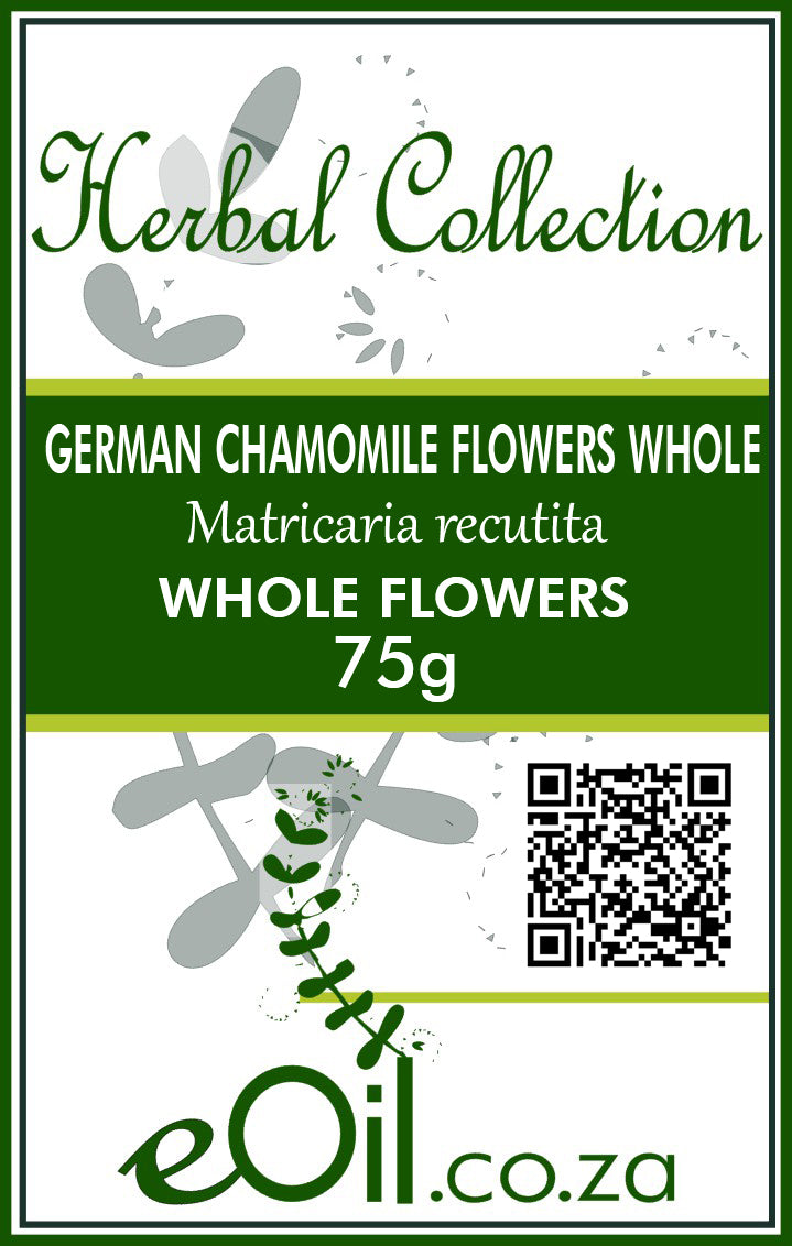 Chamomile German Flowers Whole Organic Dried - Herbal Collection - eOil.co.za