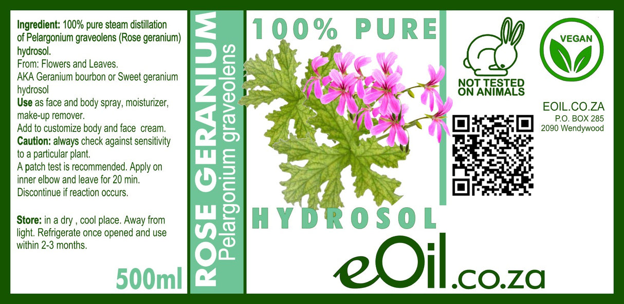 Rose Geranium Organic Hydrosol