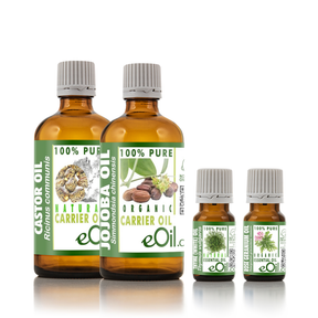 Hair Growth Oils (Jojoba Castor) - Recipe Synergy - Hair Care - Looking Good Collection - eOil.co.za