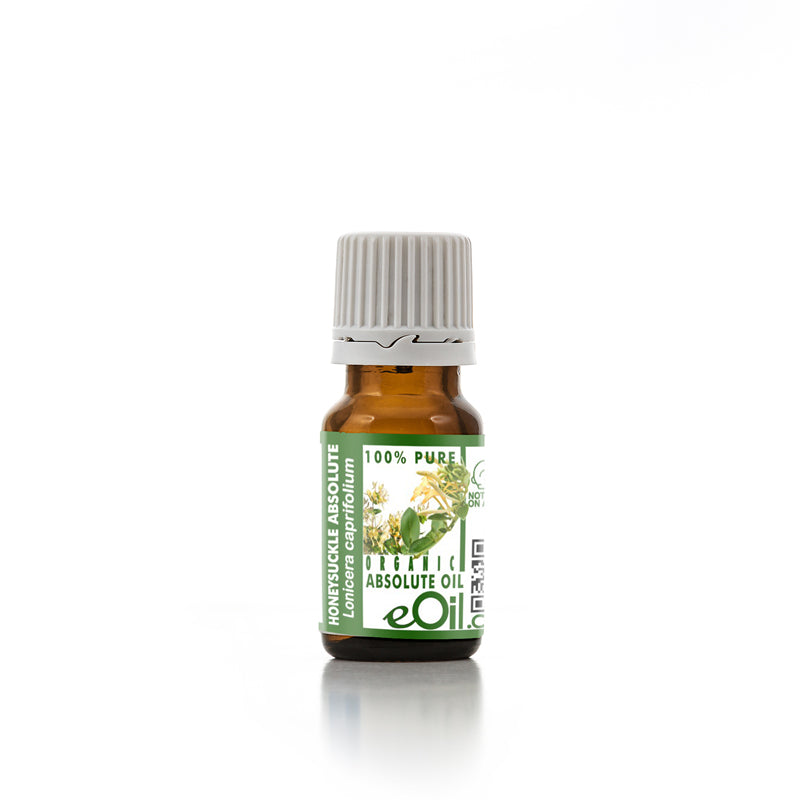 Honeysuckle Absolute Organic Oil, luxurious sweet floral extract for uplifting diffusers, skin and perfumes