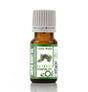Bottle of Juniper Berry Oil with a green label on a white background