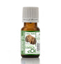 Bottle of katafray oil with a green label on a white background