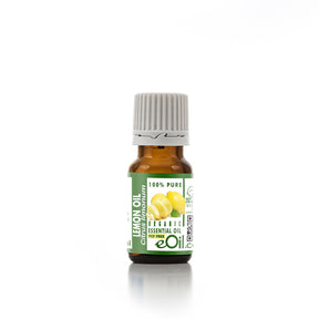 Lemon Essential Oil Organic, zesty fresh aroma for cleaning and uplifting room scent 10 ml