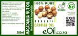 Macadamia Nut Organic Carrier Oil