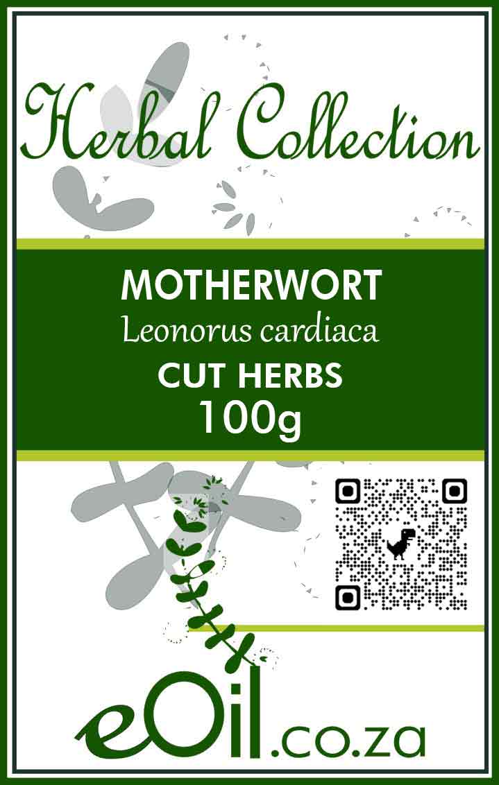 motherwort herb label 100 g eoil.co.za