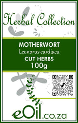motherwort herb label 100 g eoil.co.za