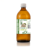 Bottle of Moringa Seed Oil with a label on a white background 500 ml