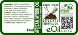 Myrrh Essential Oil Organic, classic resin aroma for meditative and natural blends