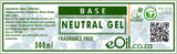 Neutral Gel Fragrance free Base