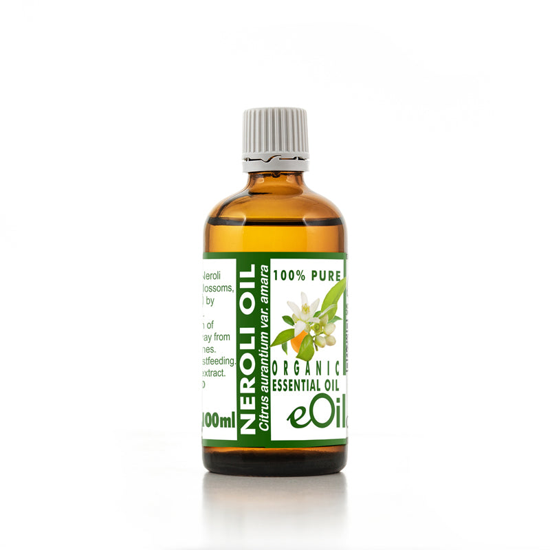 Neroli Pure Organic Essential Oil, delicate orange blossom aroma for perfumery