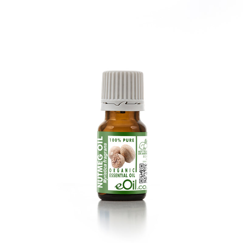 Nutmeg Essential Oil Organic, spicy warming aroma for culinary and diffusing uses - eOil.co.za