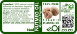 Nutmeg Essential Oil Organic, spicy warming aroma for culinary and diffusing uses - eOil.co.za