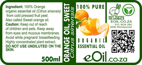 Orange Essential Oil Organic