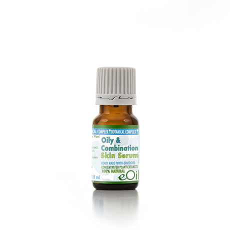 Bottle of Oily & Combination Skin Serum on a white background 10 ml
