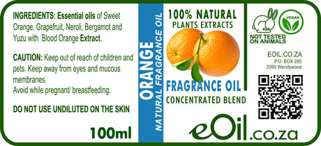 Orange Natural Fragrance Oils