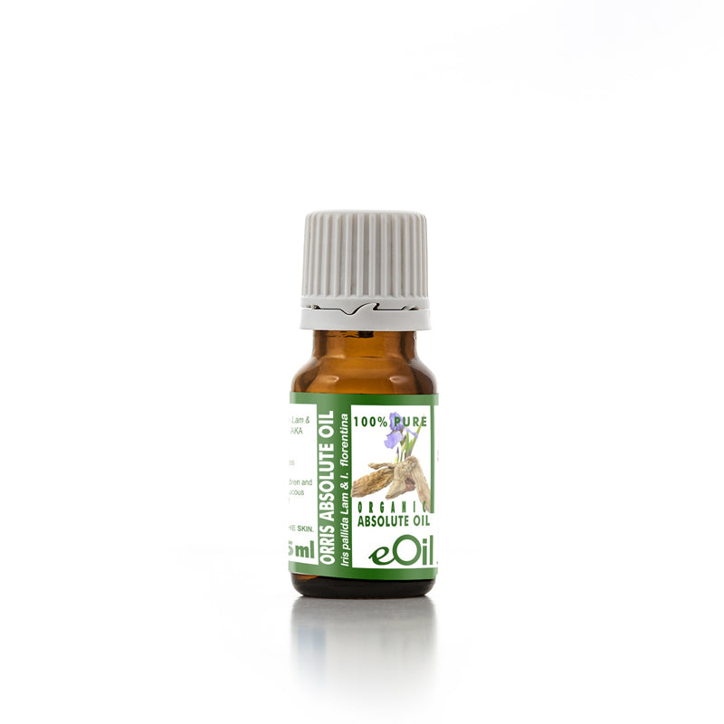 Orris Absolute Oil Organic, powdery violet aroma for high-end perfumery and beauty blends