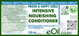 Label of 'Proud & Happy Curls Intensive Nourishing Conditioner' by eOil.co.