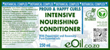 Label of 'Proud & Happy Curls Intensive Nourishing Conditioner' by eOil.co.