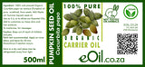 Pumpkin seed organic carrier oil