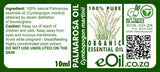 Palmarosa Organic Essential Oil (Cymbopogon martinii)