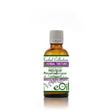 Herbal tincture bottle labeled 'eOil' on a white background