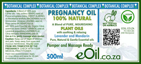 Pregnancy Body Oil - Ready to Use - 500 ml - eOil.co.za