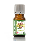 Bottle of Prickly Pear Seed Oil with a green label on a white background