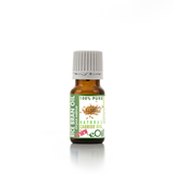 Bottle of rice bran oil on a white background 10 ml mini