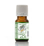 Bottle of eOil organic essential oil with a white background