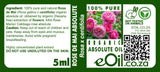 Rose de Mai Absolute Oil Organic, lush Provence rose scent for luxurious aromatherapy and skin care