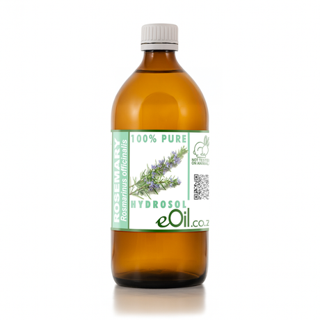 Bottle of eOil hydrosol on a white background