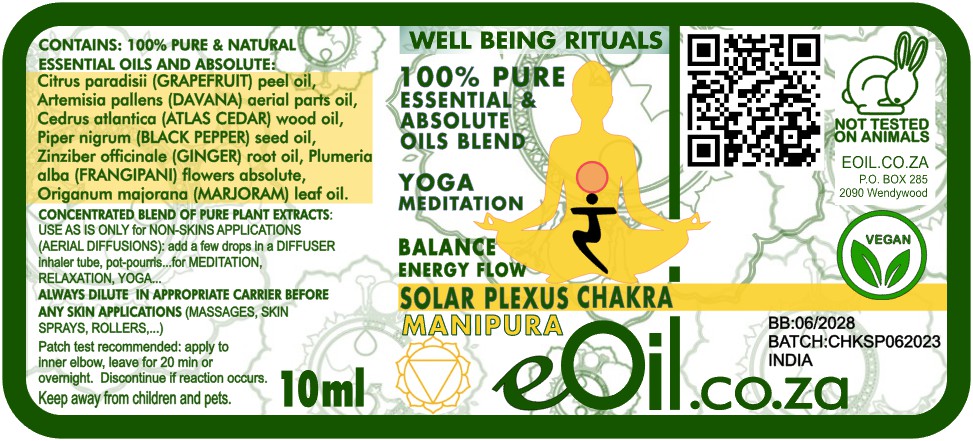 Chakra Solar Plexus Blend - 10 ml - eOil.co.za