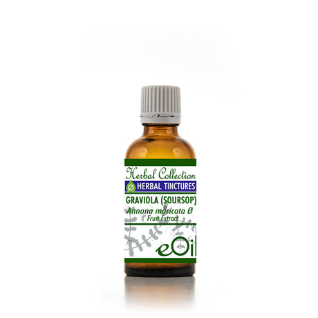 A bottle of Soursop - Graviola herbal extract, 50 ml, from the Herbal Collection.