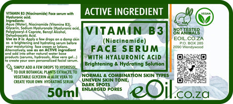 Vitamin B3 6 % Niacinamide & 1.5% Hyaluronic acid Serum