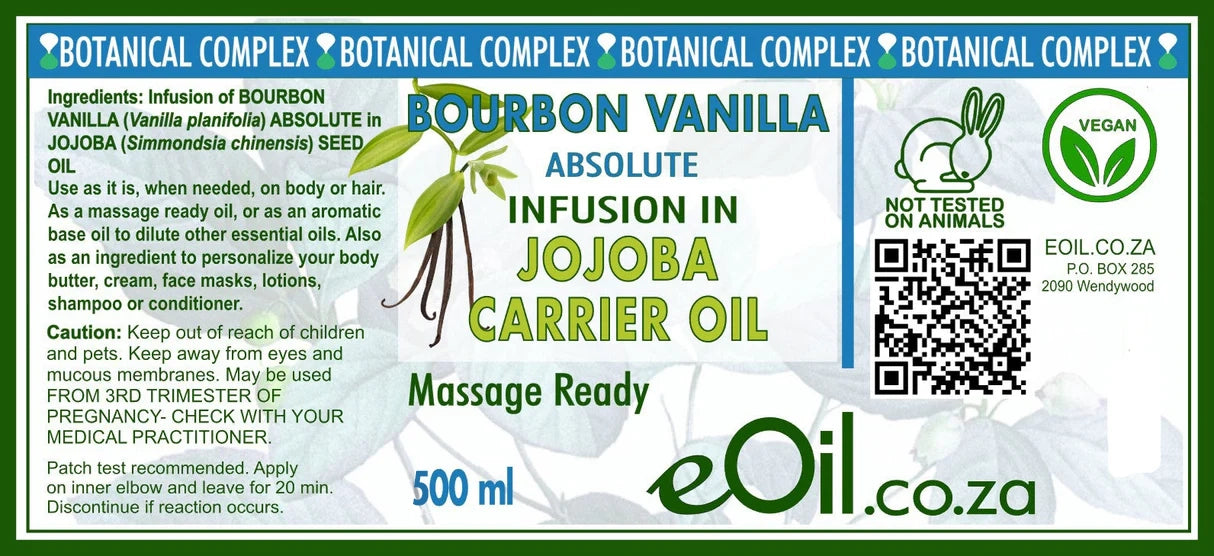 Vanilla Bourbon Macerated Carrier Oil