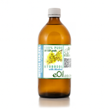 Bottle of witch hazel hydrosol with alcohol on a white background 500 ml