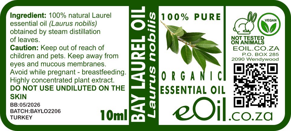 Bay laurel leaf Essential Oil Organic