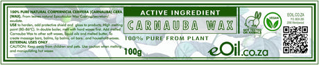 Carnauba wax Active Ingredient