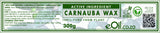 Carnauba wax Active Ingredient