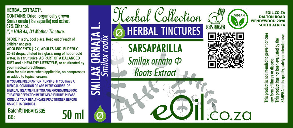 Sarsaparilla Smilax ornata Extract - 50 ml - eOil.co.za