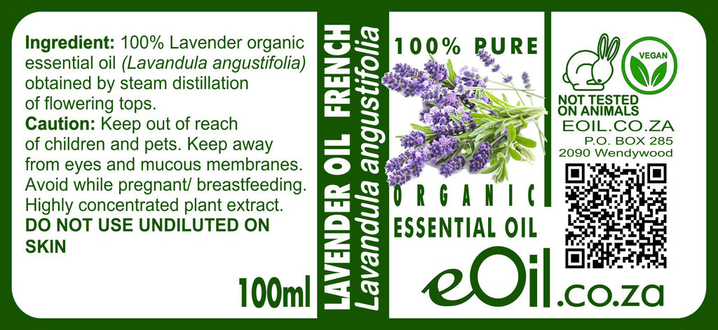 Lavender Essential Oil Organic | 10 ml - eOil.co.za