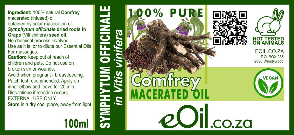 Comfrey ROOTS Macerated Carrier Oil