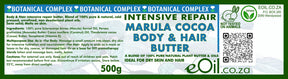 intensive hair marula cocoa body butter