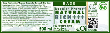 Neutral Rich Cream Natural - Body Cream Base