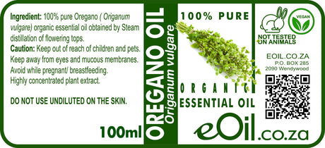 Oregano Essential Oil Organic
