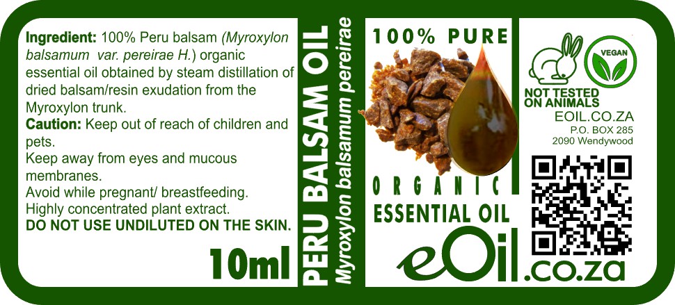 Peru Balsam Essential Oil - eOil.co.za