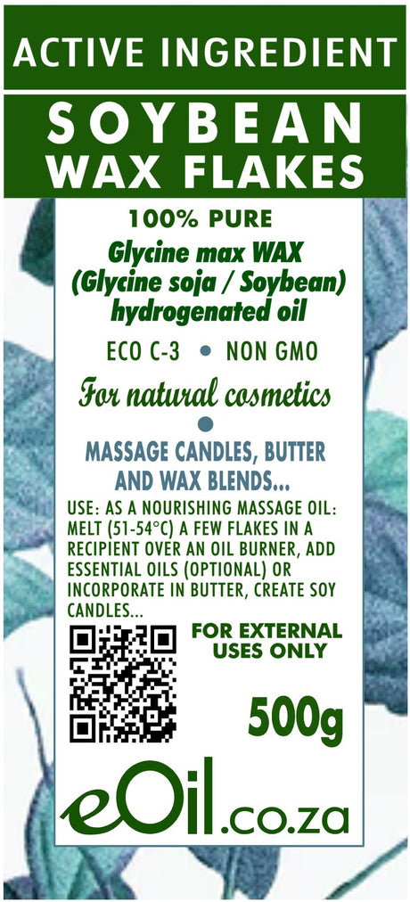 Soy Wax Flakes Pure non GMO Active Ingredient