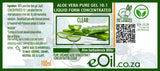 aloe vera pure gel 10:1 concentrated liquid form eoil.co.za