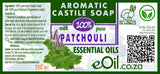 Castile soap Patchouli essential oil liquid natural base undiluted 250 ml - eOil.co.za